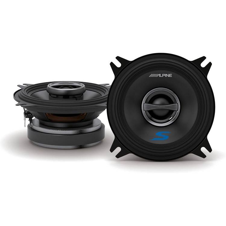 Alpine S-S40 4" Coaxial 2-Way Speaker Set
